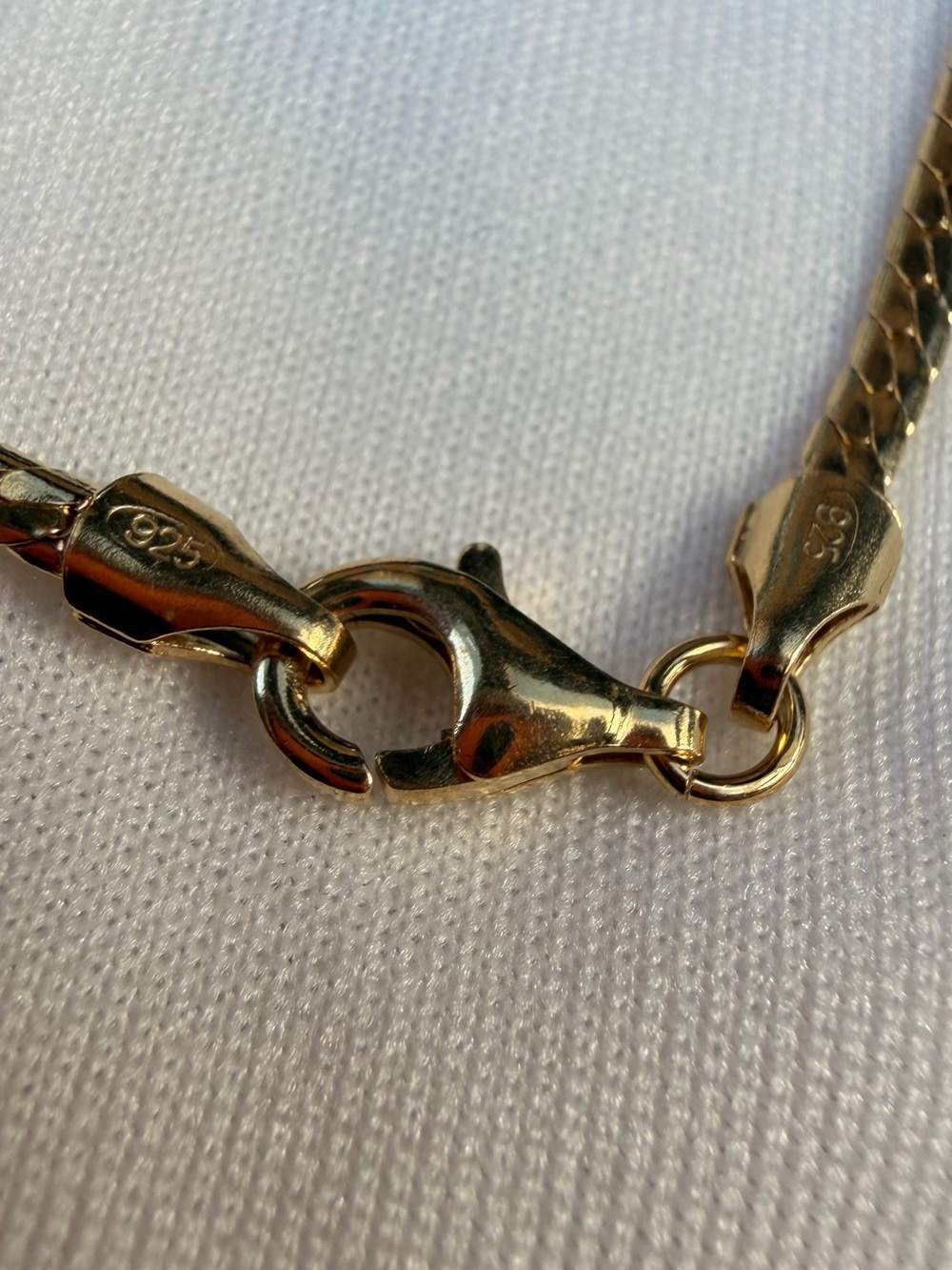 18K Yellow Gold plated 925 Sterling Silver Ruby Necklace - Picture 5 of 5